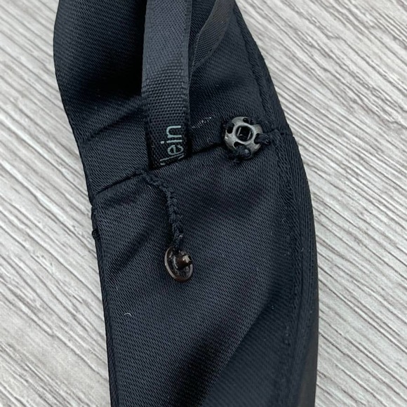 CALVIN KLEIN Black Cocktail Evening Dress Sleeveless Sheath - Size 6 - Picture 8 of 14